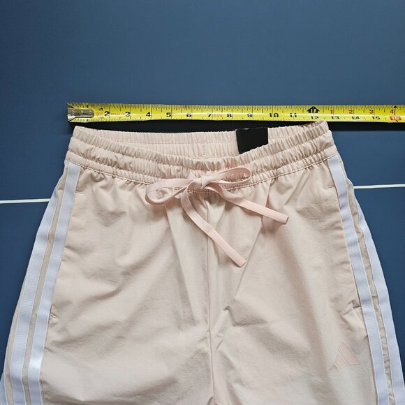 adidas Dance Woven Pants Women's Training ribbon bow tie sandy Pink Asia Fit - Picture 13 of 14